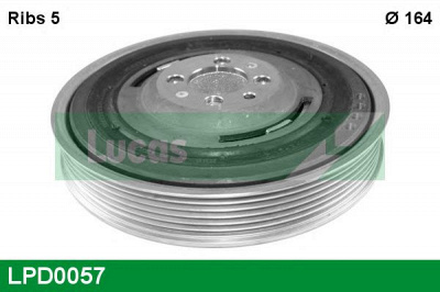 LUCAS ENGINE DRIVE lpd0057 -  Ременный шкив, коленчатый вал